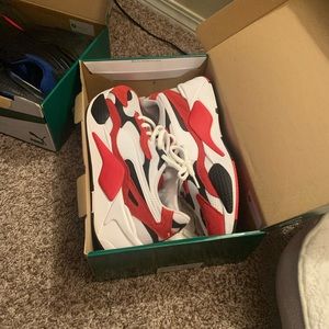 Puma red and black